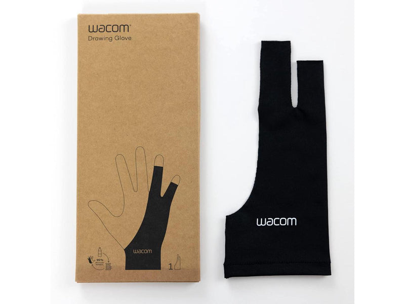 Wacom Drawing Glove, Two-Finger Artist Glove for Drawing Tablet Pen Display, 90%