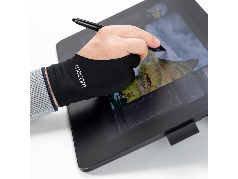 Wacom Drawing Glove, Two-Finger Artist Glove for Drawing Tablet Pen Display, 90%