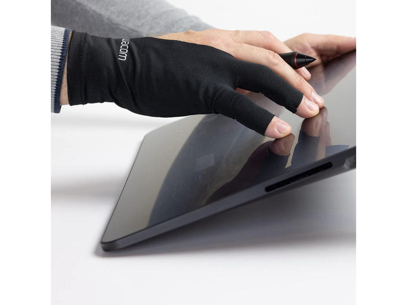 Wacom Drawing Glove, Two-Finger Artist Glove for Drawing Tablet Pen Display, 90%