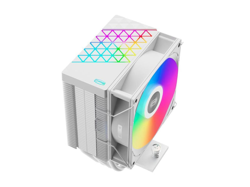 PCCOOLER CPS R400 ARGB CPU Air Cooler, 4 Direct Contact Heat Pipes, 180W TDP,