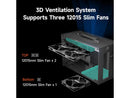 PCCOOLER CPS K101 MESH PC Case, Portable Desktop Mini ITX Case, Four-side SPCC