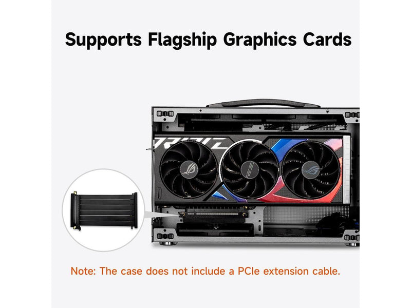 PCCOOLER CPS K101 MESH PC Case, Portable Desktop Mini ITX Case, Four-side SPCC