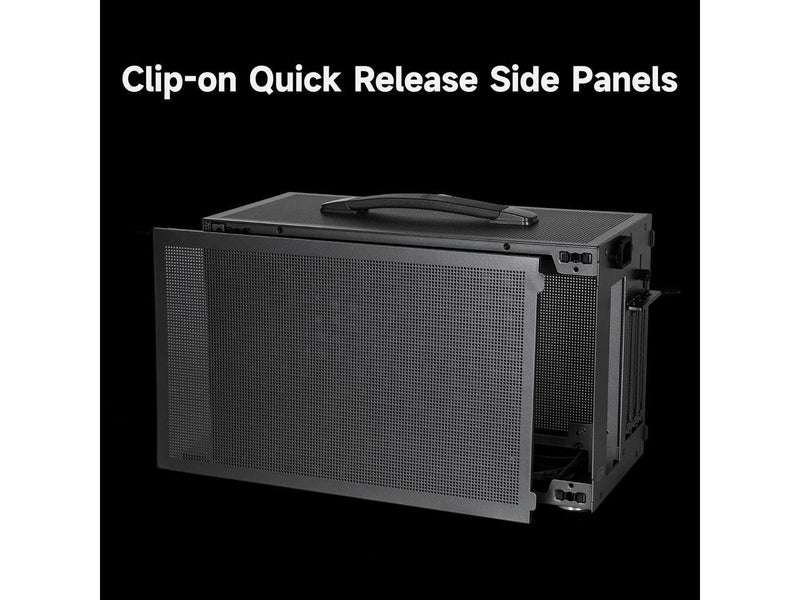 PCCOOLER CPS K101 MESH PC Case, Portable Desktop Mini ITX Case, Four-side SPCC