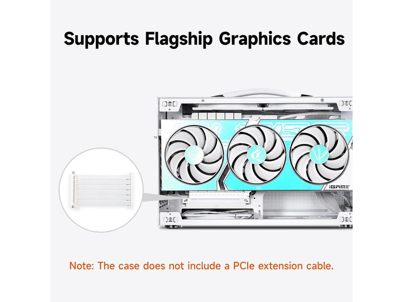 PCCOOLER CPS K101 MESH PC Case, Portable Desktop Mini ITX Case, Four-side SPCC