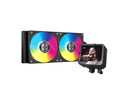 PCCOOLER CPS GT240 ARGB Display AIO CPU Liquid Cooler, 240mm Radiator, 280W TDP,