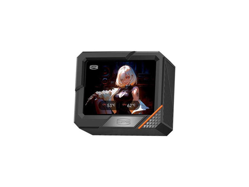 PCCOOLER CPS GT240 ARGB Display AIO CPU Liquid Cooler, 240mm Radiator, 280W TDP,