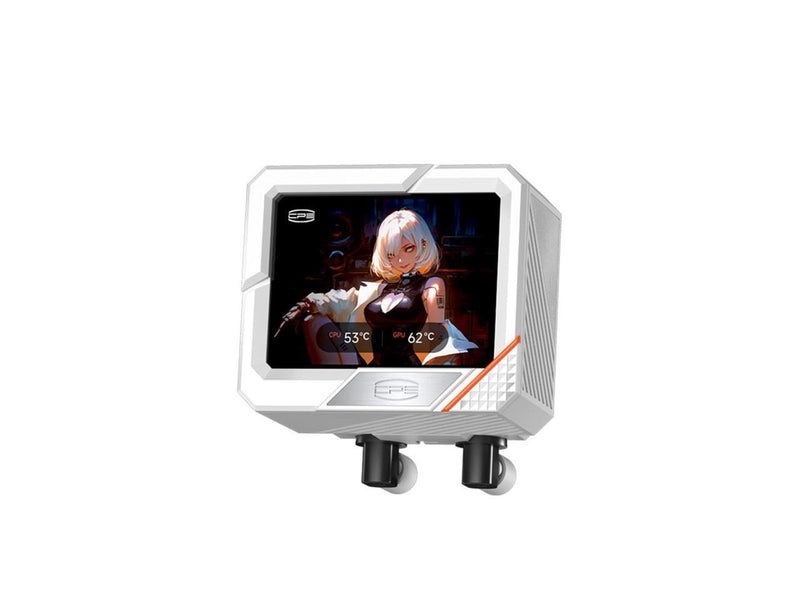 PCCOOLER CPS GT240 ARGB Display AIO CPU Liquid Cooler, 240mm Radiator, 280W TDP,
