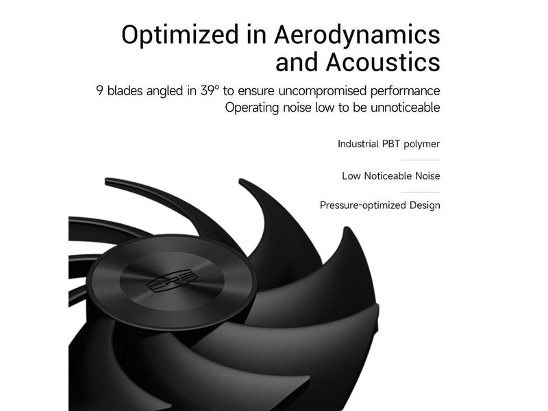 PCCOOLER CPS F5 R120 3IN1 High-Performance 120mm Case Fans, 4-Pin PWM Silent PC