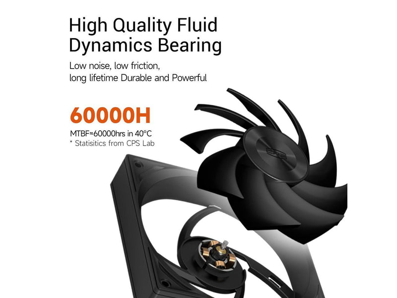 PCCOOLER CPS F5 R120 3IN1 High-Performance 120mm Case Fans, 4-Pin PWM Silent PC