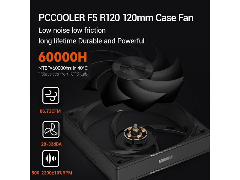PCCOOLER CPS RZ620 Dual Tower CPU Air Cooler, 6 Heat Pipes, 275W TDP, Aluminum