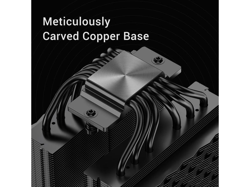 PCCOOLER CPS RZ620 Dual Tower CPU Air Cooler, 6 Heat Pipes, 275W TDP, Aluminum