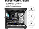 PCCOOLER CPS C3 T500 ARGB PC Case, Dual-Chamber Mid-Tower ATX Case, Desktop