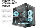PCCOOLER CPS C3 T500 ARGB PC Case, Dual-Chamber Mid-Tower ATX Case, Desktop