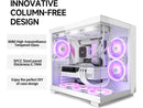 PCCOOLER CPS C3 T500 ARGB PC Case, Dual-Chamber Mid-Tower ATX Case, Desktop