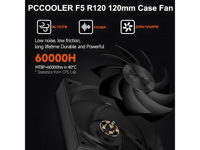 PCCOOLER CPS RZ400 V2 CPU Air Cooler, 4 Direct Contact Heat Pipes, 240W TDP,
