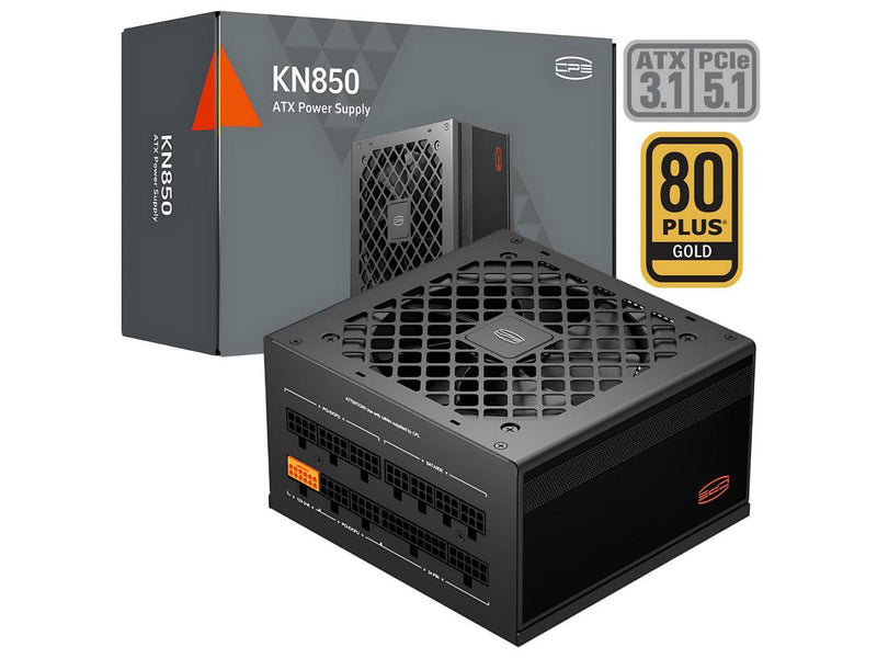 PCCOOLER CPS KN850 Fully Modular Power Supply, 80 PLUS Gold 850W PSU, Native