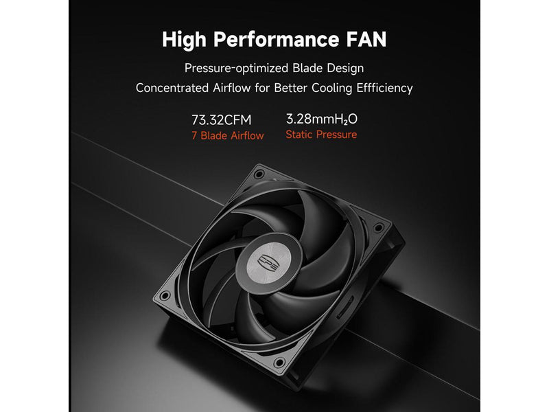 PCCOOLER CPS RT620 Dual Tower CPU Air Cooler, 6 Heat Pipes, 265W TDP, 153mm