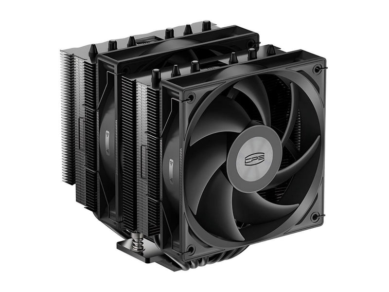 PCCOOLER CPS RT620 Dual Tower CPU Air Cooler, 6 Heat Pipes, 265W TDP, 153mm