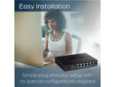 TRENDnet 5-Port Unmanaged 2.5G PoE+ Switch, Fanless, Compact Desktop Design,