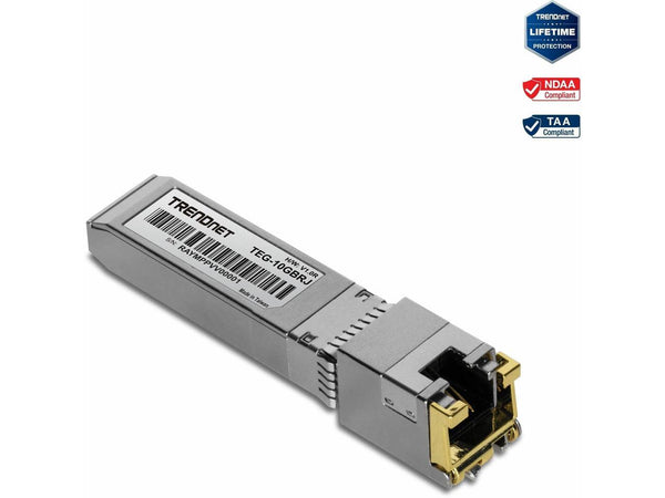TRENDnet TEG-10GBRJ, 10G RJ-45 Copper SFP+ Module
