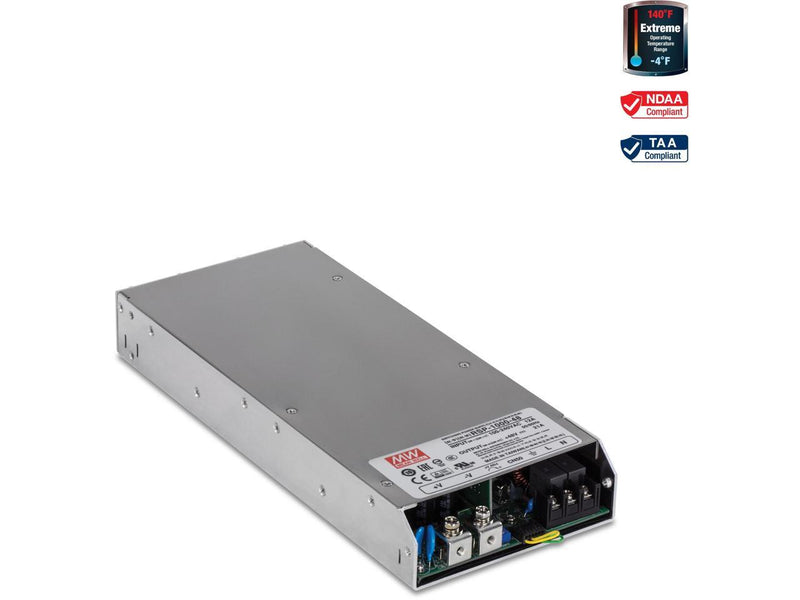 TRENDnet 1000W, 48V DC, 21A AC to DC Industrial Power Supply with PFC Function,