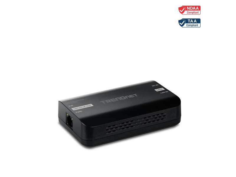TRENDnet 10G PoE+ Injector, TPE-315GI, Convert Non-PoE Port to a PoE+ Port, PoE