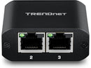TRENDnet 2-Port Gigabit Splitter with USB Type C Power, TEG-102S, Splits One
