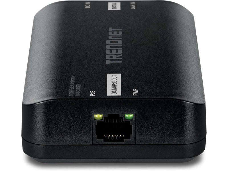 TRENDnet 10G PoE+ Injector, TPE-315GI, Convert Non-PoE Port to a PoE+ Port, PoE