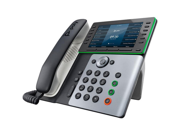 Poly Edge E500 48-Line Corded Conference Telephone Black/Silver (2200-87855-025)