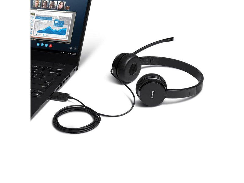 Lenovo 100 Stereo USB Headset