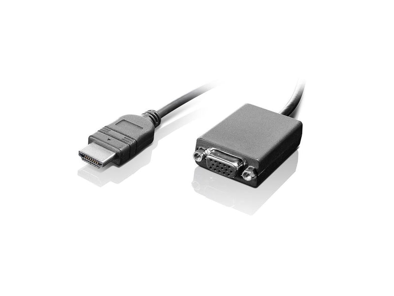Lenovo - Adapter - HDMI (M) to HD-15 (VGA) (F) - 7.9 in - 1920 x 1080 at 60 Hz