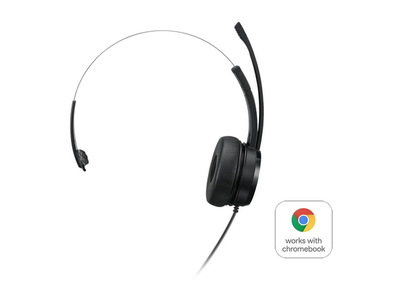 Lenovo 100 Monoaural On-Ear USB Headset 4XD1B61617