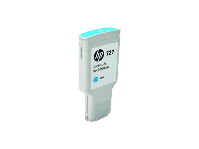 HP 727 300-ml Cyan DesignJet Ink Cartridge, F9J76A