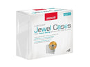 Maxell 190152 100Pk Cd-Slim100Cl Clear Slim 5Mm Jewel Cases