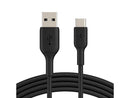 Belkin CAB001bt3MBK 9.8ft Black Boost Charge USB-C to USB Cable, USB Type-C