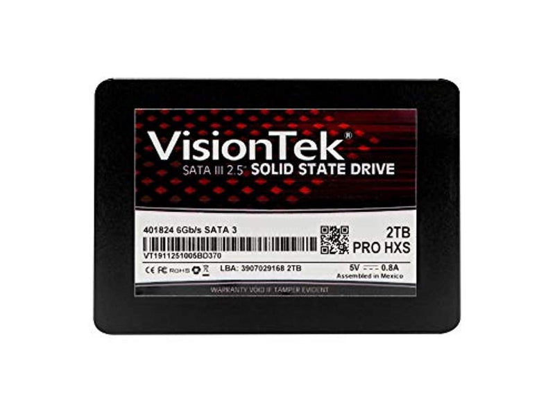 VisionTek - 901312 - VisionTek PRO HXS 2 TB Solid State Drive - 2.5 Internal -