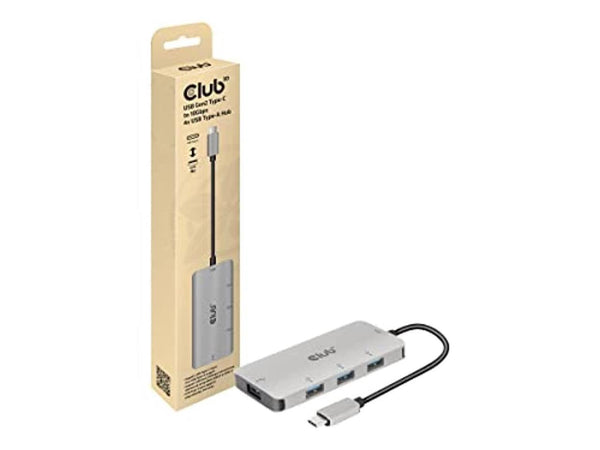 USB GEN2 TYPE-C TO 4X USB TYPE-A PORTS HUB, WHICH ADDS FOUR USB TYPE-A PORTS TO