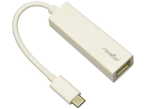 Rocstor Y10A173-W1 Usb-C To Gigabit Adapter White Usb-C 3.1 To Gigabit 1000Mbps