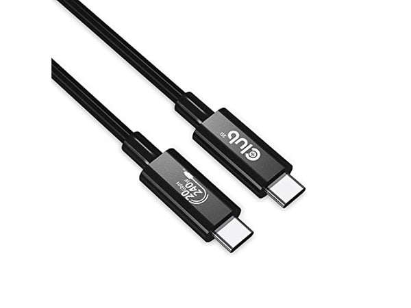 club 3d usb4 type-c gen2x2 bi-directional cable 40gbps 4k60hz 240w powerdelivery