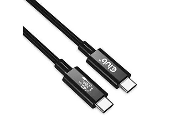 club 3d usb4 type-c gen3x2 bi-directional cable 40gbps 8k60hz 240w powerdelivery