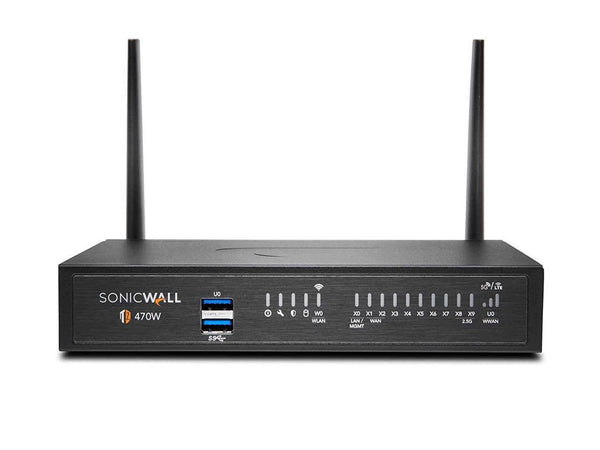 SonicWall TZ470W Wireless Firewall (Gen 7), Appliance only | 02-SSC-2831