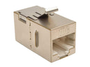 Tripp Lite Cat6a Straight-Through Modular Shielded In-Line Snap-In Coupler (RJ45