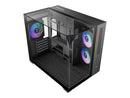 Gamdias ATLAS M3M Micro ATX Mini-ITX PC Case, 3-Side Tempered Glass, 3 ARGB