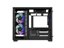 Gamdias ATLAS M3M Micro ATX Mini-ITX PC Case, 3-Side Tempered Glass, 3 ARGB