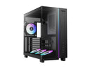 Gamdias ATLAS M4 pc case ATX 4x120mm PWM ARGB fans, Adjustable Angle Fan Mount,