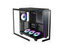 Gamdias ATLAS M4 pc case ATX 4x120mm PWM ARGB fans, Adjustable Angle Fan Mount,