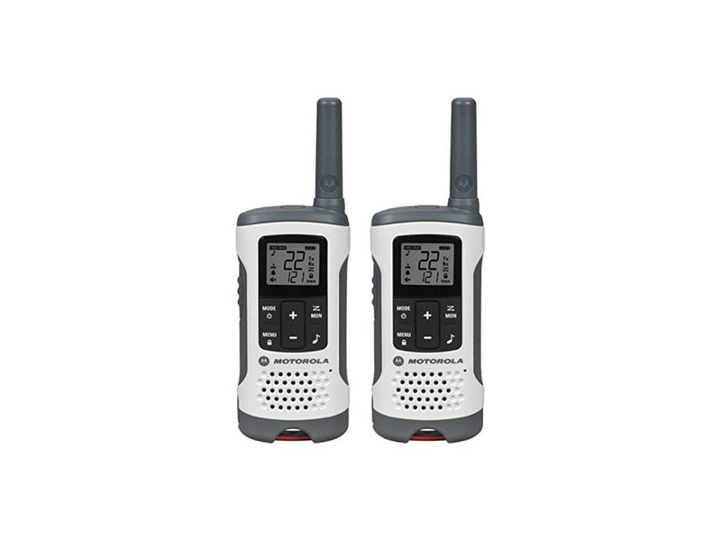 Motorola T260 Two-Way Radio - 37KM Model + NOAA Rechargeable  (Dual Pack)