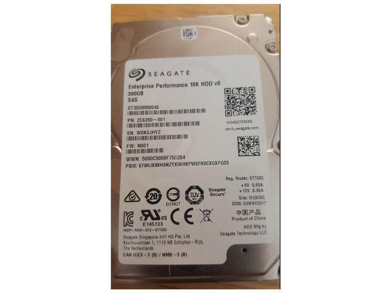 Seagate ST300MM0048 300 GB Internal Hard Drive - SAS - 10000rpm - 128 MB Buffer