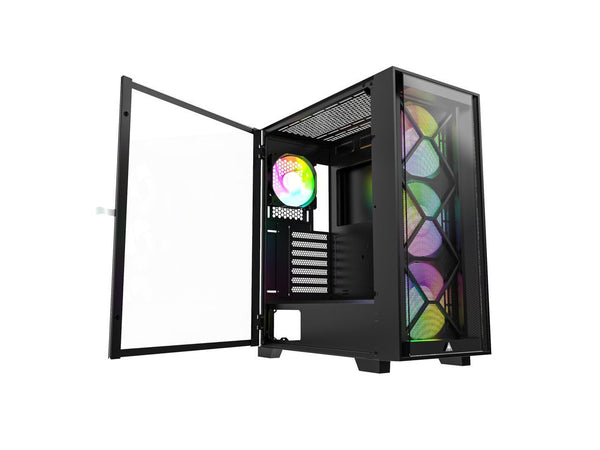 Montech AIR 1000 Premium Black ATX Mid Tower Case /3 x 140mm,1 x 120mm ARGB Fans