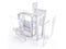 Montech AIR 1000 Premium White ATX Mid Tower Case /3 x 140mm,1 x 120mm ARGB Fans